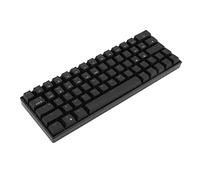 TOPINCN Clavier Mécanique, Clavier d'ordinateur Triple Mode Noir 64 Touches Design Ergonomique Petit Portable pour Le Bureau pour Les Jeux pour la Maison (Interrupteur Rouge)