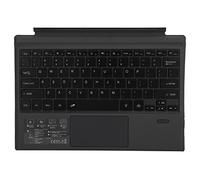 TOPINCN Clavier sans Fil Détachable Bluetooth, pavé Tactile rétroéclairé par LED 7 Couleurs pour Pro, Léger Noir