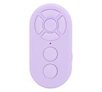 TOPINCN Clicker de Bouton Selfie de Télécommande D'appareil Photo de Téléphone, Bouton Selfie BT Rechargeable de 10 M pour L'enregistrement Vidéo, Clicker ABS Compact pour Lire des Romans, (Purple)