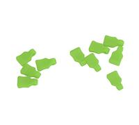 TOPINCN Clips de Carrosserie RC Petits et Légers, Sûrs et Faciles à Installer pour Voitures RC 1/18, Lot de 10 (GREEN)