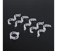 TOPINCN Clips de Support pour Plantes de Jardin Végétarien, Transparents, 100 Pièces, pour Attacher Solidement Les Vignes, Réduire l'intensité du Travail, Adaptés aux Melons et aux Fruits Solanacés