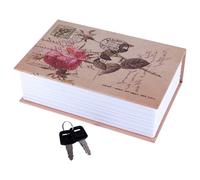 TOPINCN Coffret de Sécurité avec 2 Clés, Dictionnaire Livre Secret Coffre-Fort Coffre-Fort Argent Comptant Bijoux Serrure Boîte de Réserve 18 X 11,5 X 5,5 Cm(05)