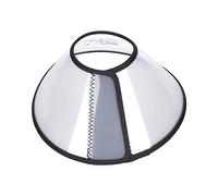 TOPINCN Collier de Récupération de Protection Réglable en Forme de Cône pour Chien en Plastique pour Animaux de Compagnie, Conception Confortable et Translucide, 1 unité (4#)