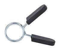 TOPINCN Colliers Spinlock Surface Chromée Collier D'haltères Serrure Difficile à Rouiller 4 Pièces pour Les Entraînements de Fitness, Placage Métallique + Poignée en Plastique ((Pack de 4) Diamètre