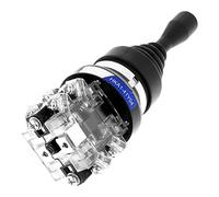 TOPINCN Commutateur de Contrôleur de Joystick de qualité Industrielle, 4 Positions 4NO, pour Démarreur Magnétique, AC 380V