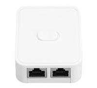 TOPINCN Commutateur Réseau Gigabit à 2 Ports Adaptateur Répartiteur de Réseau RJ45 Entrée-Sortie 1000 Mbps pour Une Distribution Efficace pour Les Petites Entreprises Matériau ABS