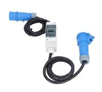 TOPINCN Compteur de Consommation Numérique étanche LCD 220V, Compteur de Puissance pour Voiture électrique RV, Wattmètre Portable pour Utilisation en Extérieur