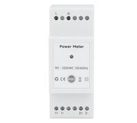 TOPINCN Compteur D'énergie Intelligent, Contrôle WiFi, Moniteur Précis de Consommation D'énergie pour Usage Domestique, Capteurs à Pince ABS 2x120A