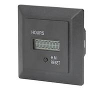 TOPINCN Compteur Horaire Numérique Jauge de Synchronisation Intelligente pour Usage Industriel 0-999999H 59M, Affichage Clair pour une Utilisation Facile, Matériau ABS, 72 X 72 Mm, 1 Pièce
