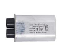 TOPINCN Condensateur de Four à Micro-Ondes, Condensateur Haute Tension 2100 V 1,14 UF 4,8 Mm Petit Insert de Remplacement de Condensateur Micro-Ondes pour
