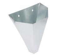 TOPINCN Cône de Poulet, Cône D'entonnoir de Retenue de Volaille en Acier galvanisé de 8 LB, Conception à Dos Plat pour Poulets, Oiseaux, Dindes