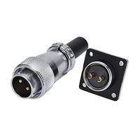 TOPINCN Connecteur D'aviation Équipement Industriel LED étanche pour des Performances électriques Stables et Prise Mâle 500 V WS20 Prise Femelle pour Les Travailleurs Industriels Matériau en Alliage