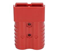 TOPINCN Connecteur de Courant élevé SH350, Kit de Prise et de Douille à Double Pôle 350A 600V, Joint de Prise ABS avec Bornes Plaquées en Argent pour Solaire, Onduleur, Chariot (rouge)