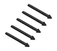 TOPINCN Conseils au Crayon Optique à Haute sensibilité Pro 7 Conseils de Remplacement de Rabais de Caoutchouc Brillant pour L'étude, 5 PCS Black Practition à Dessiner pour Dessiner