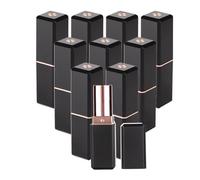 TOPINCN Conteneur de Rouge à Lèvres DIY, Tubes Vides Durables, 10 Pièces pour le Remplacement du Rouge à Lèvres avec Moule de 12.1mm pour les Amateurs de beauté