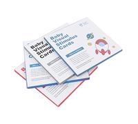 TOPINCN Contracte élevé -Baby Cartes Flash Stimulation Visuelle de Développement du Cerveau pour Les Performances de la Mémoire, Compétences Linguistiques 64pcs