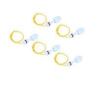 TOPINCN Contrôleur de Capteur de Niveau de Réservoir D'eau, Ensemble de 5 Pièces, Interrupteur à Flotteur en Plastique PP pour équipement de Générateur-machines