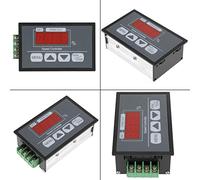 TOPINCN Contrôleur de Vitesse de Moteur 6-60 V CC avec Panneau D'affichage Numérique Contrôle de Vitesse PWM pour Un Fonctionnement Fluide Contrôleur de Moteur pour Atelier et Garage