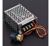 TOPINCN Contrôleur de Vitesse de Moteur PWM à Puce Originale pour Usage Industriel, Puissance Maximale 2000 W - Contrôle de Vitesse par Potentiomètre, 1 X Contrôleur de de Moteur, 1 X Couvercle de