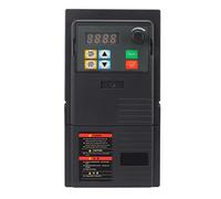 TOPINCN Convertisseur de Fréquence Variable 2,2 KW, Technologie Vectorielle Avancée pour Machines électriques, Conception de Refroidissement en Plastique ABS