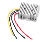 TOPINCN Convertisseur de Tension DC Boost, Dissipation Efficace de la Chaleur pour Moteurs, Systèmes de Navigation Automobile, Aluminium moulé sous Pression, 2,9x2,9x1,3 Pouces