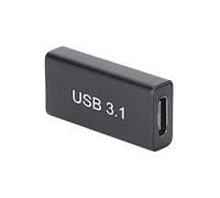 TOPINCN Convertisseur USB Droit pour Extension de Câble de Données USB3.1, Taux de Transmission Haute Vitesse de 10 Gbit/s, Taille Portable pour Le Transfert instantané de Fichiers, Fournitures