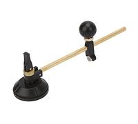 TOPINCN Coupe-Verre Durable à 6 Roues, Compas Circulaire pour Cercle de Coupe de Verre, cercle de Réglable pour Dessins, adapté à la Machine à Noir de Fumée (alliage 2)