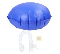 TOPINCN Coussin d'air pour Piscines Hors Sol, Housse de Piscine en PVC d'hiver, Coussin Gonflable épais et Résistant, de Protection pour L'hivernage, Corde Incluse (120 cm) (Rond Bleu foncé)