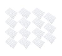 TOPINCN Coussin de Pieds de Lapin, Tapis de Sol en Plastique de qualité Alimentaire pour Cage à Lapin avec 2 Clips pour Un Nettoyage Facile, Conception Modulaire pour Cochon d'Inde (White)