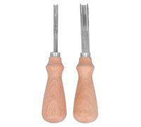 TOPINCN Couteau à biseauter, chanfreineur de Bord, Outil de chanfreinage de Bord, pour Le Parage et l'amincissement du Cuir