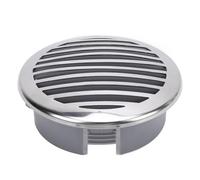 TOPINCN Couvercle de Flux d'air Durable en Acier Inoxydable Poli, adapté à la Grille de Ventilation de Yacht, pour Bateaux RV 4 Pouces, 4 Pièces