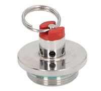 TOPINCN Couvercle de Fût de Bière à Soulagement de Pression, Valve de Fût de Bière en Acier Inoxydable, Bouchon de Fût de Bière Résistant aux Hautes Températures, Pièce de Rechange