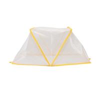 TOPINCN Couvercle de Lit de Jardin surélevé Pliable, Mini-Garde à Serre, Accélérateur de Rangs de Jardin, Protecteur de Plantes avec Grille et Fixation des Ongles Moulues pour Protéger (L)