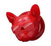 TOPINCN Couvercle de Protection pour Bouton de Démarrage de Voiture, Décoration élégante pour L'intérieur du Véhicule, Ajustement Universel, Toucher Confortable, Forme Mignonne (rouge)