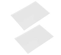 TOPINCN Couverture en Papier PP Enroulable Translucide Imperméable B5 pour Rapports et Présentations, 50 Pièces, Protecteur de Page à Trou Flexible et Léger pour les Tâches de Bricolage, adapté à la