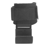 TOPINCN Crochet de Support D'haltérophilie pour Protection du Poignet et Force de Préhension Pendant L'entraînement, Réglable, Nylon Robuste, 1 unité (crochet de ligne noir)