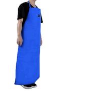TOPINCN CryO Tablier Ultra Basse Température Isolés Multicouches pour la sécurité Cryogénique, Protection contre L'azote, Bleu, Imperméable pour Chambres Froides (90 cm de longueur) (90 cm de