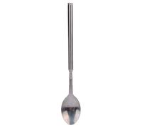 TOPINCN Cuillère Rétractable, Ustensile Télescopique en Acier Inoxydable avec Poignée Ergonomique Réglable pour la Cuisson en Profondeur et le Barbecue