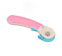 TOPINCN Cutter Rotatif de 45 Mm pour Tissus, avec Verrouillage de sécurité et Support intégré. Poignée Ergonomique pour Cuir, Tissu, Feutrine, Couture et Loisirs créatifs.