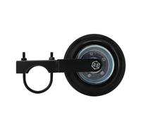 TOPINCN de Portail Robuste capacité de 500 Lb, Rouleau de Portail de Ferme en Caoutchouc et en Acier au Carbone, Roue de Clôture à Installation Facile, Roue Roulante de Barrière