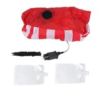 TOPINCN Décoration Patriotique D' Gonflable énorme de 6 Pieds, Conception Résistante aux Intempéries en Tissu avec Lumière LED et Ventilateur Puissant pour la Célébration de la (Prise UE 220-240v)