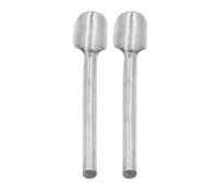 TOPINCN Demi-rond Poinçon en Cuir Ensemble, Outil en Acier de Qualité | Kit de poinçonnage de sangle de ceinture 2 pièces, encoches précises en demi-cercle, opération facile, léger pour le