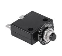 TOPINCN Disjoncteur Compact à Réinitialisation Manuelle adapté au Protecteur de surintensité pour une Protection de Circuit Haute densité Couleur : Noir 5A, 8A, 10A, 15A, 18A, 20A, 30A (15A)