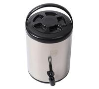 TOPINCN Dispensateur de Boissons Chaudes, Distributeur de Boissons à Double Paroi à Double Paroi à Double Seau en Acier Inoxydable avec un Robinet, 8L Dispensateur de Boisson Froide et