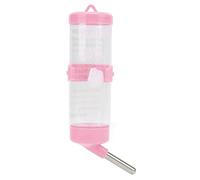 TOPINCN Dispensateur de Bouteille d'eau de Hamster Automatique Pas de Fontaine Dégoulinante pour Les Petits Animaux Cage avec des Bandes Solides (250ml)