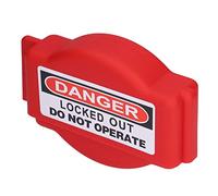 TOPINCN Dispositif de Verrouillage de Vanne en Matériau ABS, Dispositif de Verrouillage de Vanne pour Volant de 25 à 165 Mm, Idéal pour le Génie Chimique