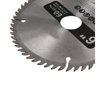 TOPINCN Disque de Coupe de Lame de Scie Circulaire de qualité Supérieure de 6 Pouces à 60 Dents pour des Coupes de Bois et de Métal Lisses