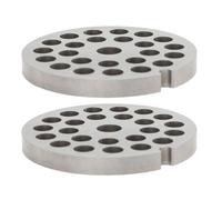 TOPINCN Disque de Hachoir à Viande, Lame de Disque de Plaque de Rechange en Acier Inoxydable de 7 Mm D'épaisseur pour Hachoir à Viande à Manivelle, Facile à Nettoyer et à Réutiliser