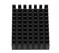 TOPINCN Dissipateur Thermique à Ailettes de Refroidissement en Aluminium Durable, pour Puce électronique CPU 40x8x30mm, 5 Pièces, Noir pour Module D'amplificateur de Puissance, Carte Mère