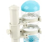 TOPINCN Distributeur de Nourriture pour Chien Respectueux de l'environnement pour Animaux de Compagnie, Chats, Chiens, Bouteille à Hauteur Réglable, Peut Contenir 500 ML d'eau, Idéal pour